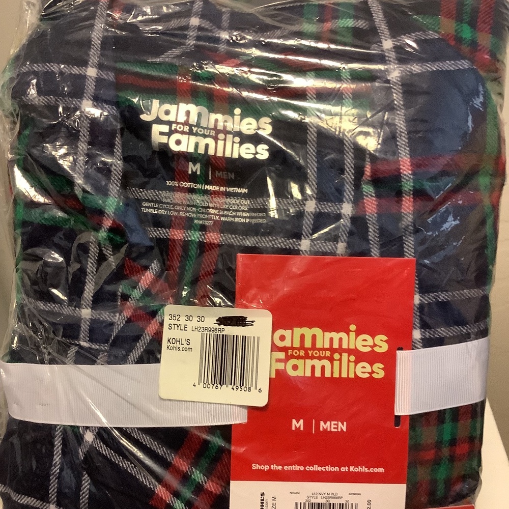 Men’s Pajamas 2 Piece Set / Size Medium